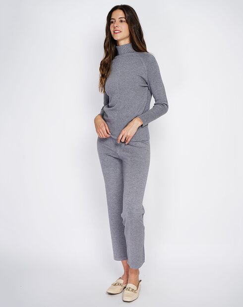 Ensemble Clarisse en Cachemire mélangé Pull & Pantalon flanelle