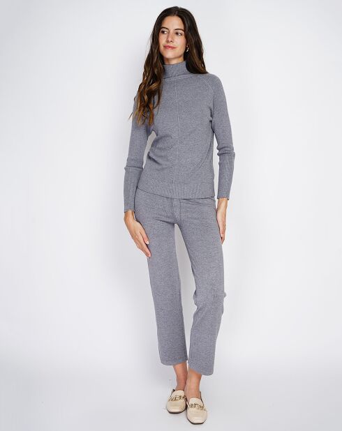 Ensemble Clarisse en Cachemire mélangé Pull & Pantalon flanelle