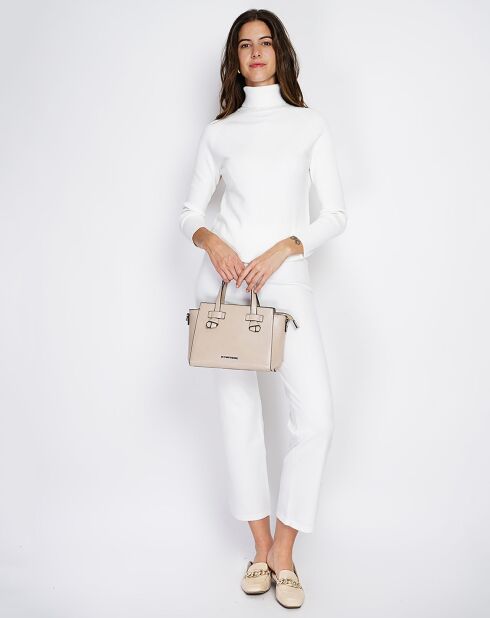 Ensemble Clarisse en Cachemire mélangé Pull & Pantalon naturel