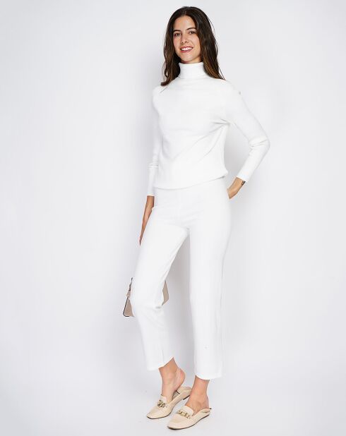Ensemble Clarisse en Cachemire mélangé Pull & Pantalon naturel