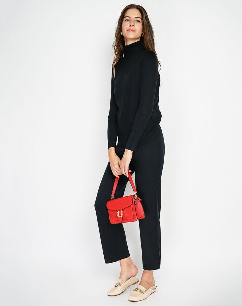 Ensemble Clarisse en Cachemire mélangé Pull & Pantalon noir