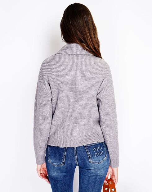 Gilet en Cachemire mélangé Leila flanelle
