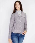 Gilet en Cachemire mélangé Leila flanelle