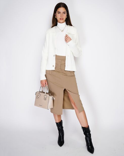 Gilet en Cachemire mélangé Aloa naturel