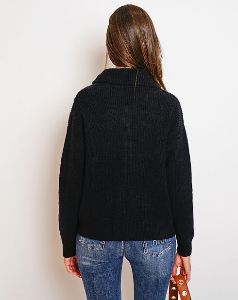 Gilet en Cachemire mélangé Aloa noir