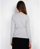 Pull en Cachemire mélangé  Jina givre