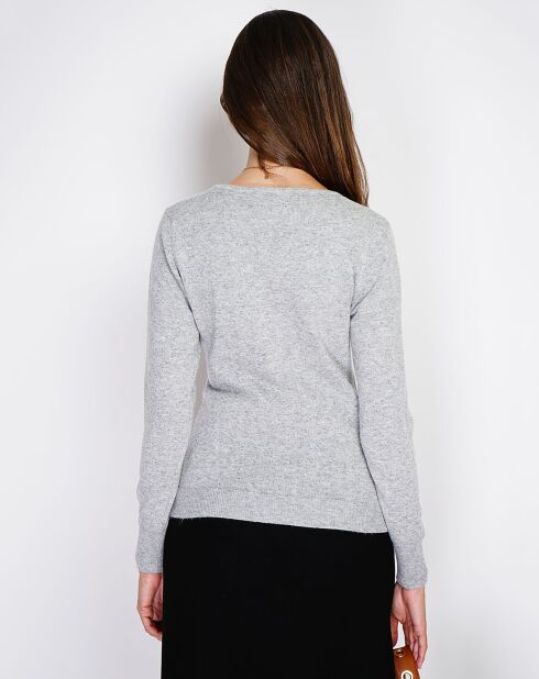 Pull en Cachemire mélangé  Jina givre
