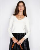 Pull en Cachemire mélangé  Jina naturel