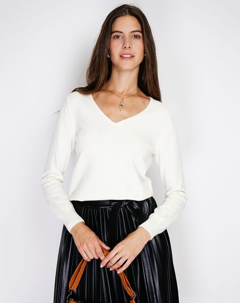 Pull en Cachemire mélangé  Jina naturel