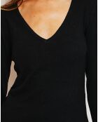 Pull en Cachemire mélangé  Jina noir