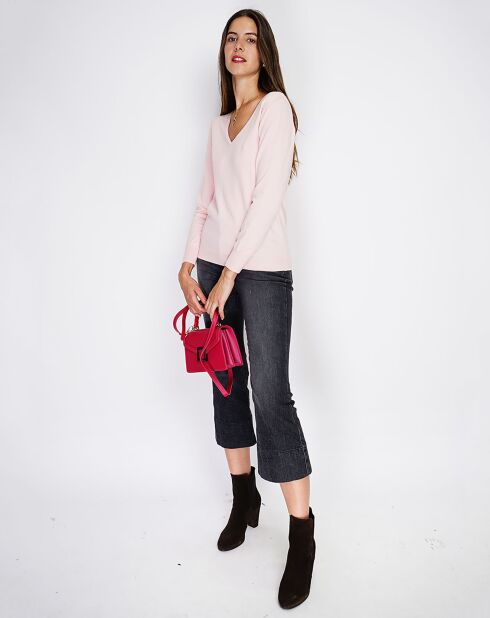 Pull en Cachemire mélangé  Jina rose