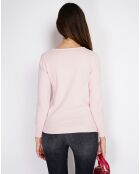 Pull en Cachemire mélangé  Jina rose