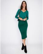 Pull en Cachemire mélangé  Jina vert amazone