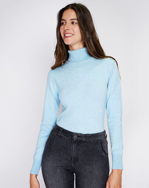 Pull en Cachemire mélangé Charlotte ciel