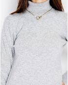 Pull en Cachemire mélangé Charlotte givre