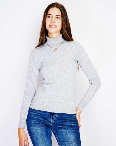 Pull en Cachemire mélangé Charlotte givre