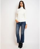 Pull en Cachemire mélangé Charlotte naturel