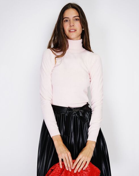 Pull en Cachemire mélangé Charlotte rose
