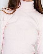 Pull en Cachemire mélangé Charlotte rose