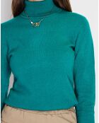 Pull en Cachemire mélangé Charlotte vert amazone