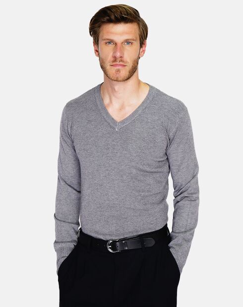 Pull en Cachemire mélangé Maellis flanelle