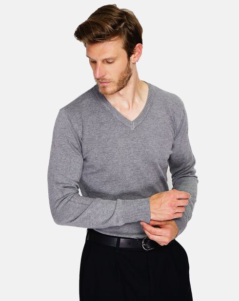 Pull en Cachemire mélangé Maellis flanelle