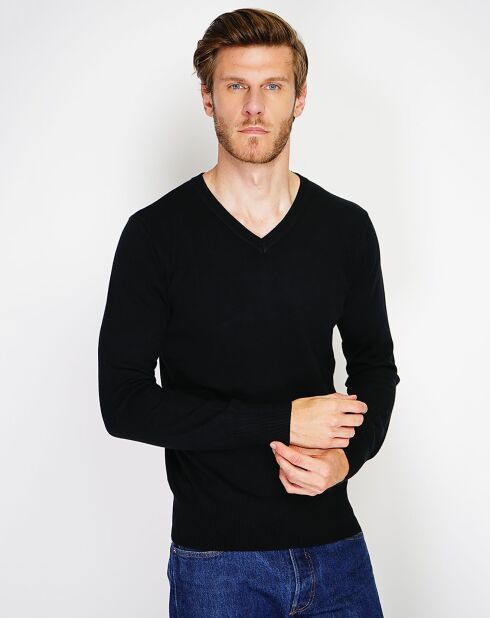 Pull en Cachemire mélangé Maellis noir