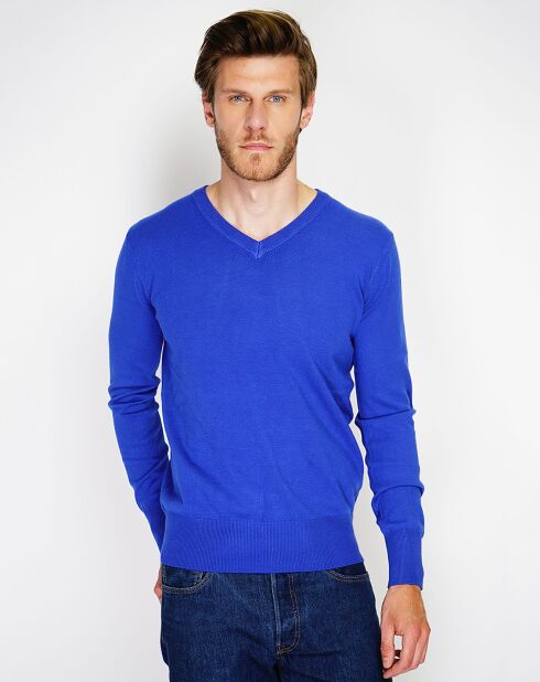 Pull en Cachemire mélangé Maellis royal
