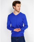Pull en Cachemire mélangé Maellis royal