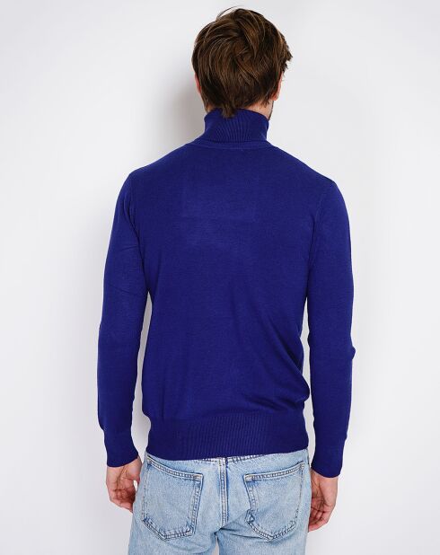 Pull en Cachemire mélangé Maria bleu nuit