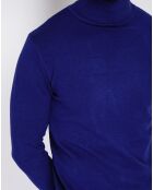 Pull en Cachemire mélangé Maria bleu nuit