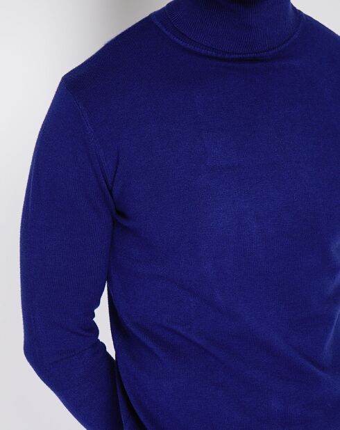 Pull en Cachemire mélangé Maria bleu nuit
