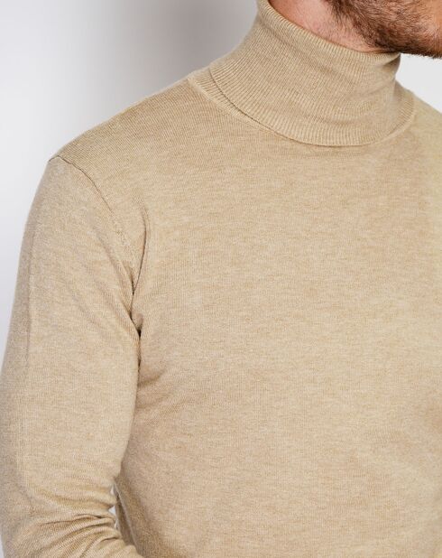 Pull en Cachemire mélangé Maria camel
