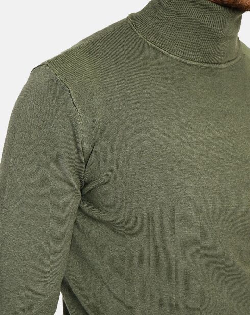 Pull en Cachemire mélangé Maria kaki