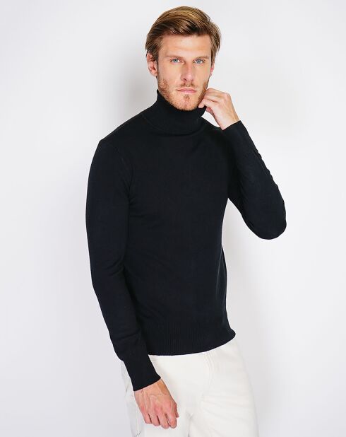 Pull en Cachemire mélangé Maria noir