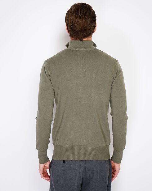 Pull en Cachemire mélangé Mina kaki