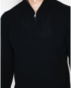 Pull en Cachemire mélangé Mina noir