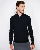 Pull en Cachemire mélangé Mina noir