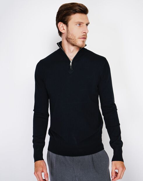 Pull en Cachemire mélangé Mina noir
