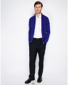 Gilet en Cachemire mélangé Lilou bleu nuit