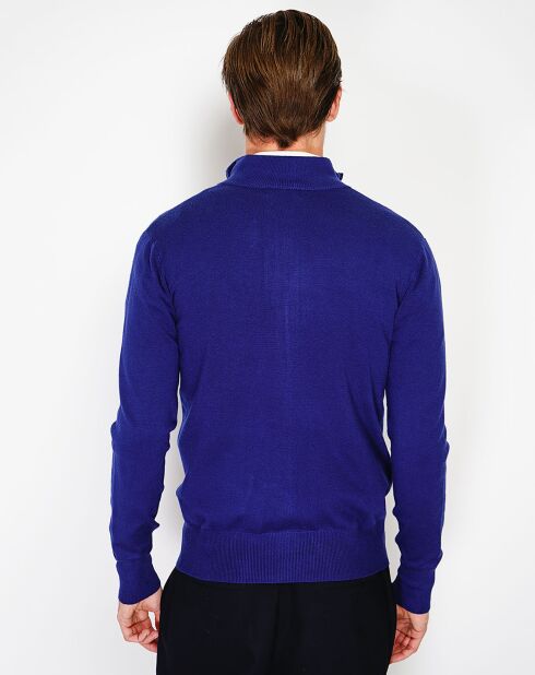 Gilet en Cachemire mélangé Lilou bleu nuit