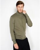 Gilet en Cachemire mélangé Lilou kaki