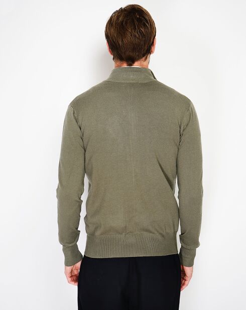 Gilet en Cachemire mélangé Lilou kaki
