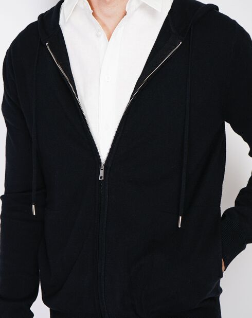 Gilet en Cachemire mélangé Maelle noir