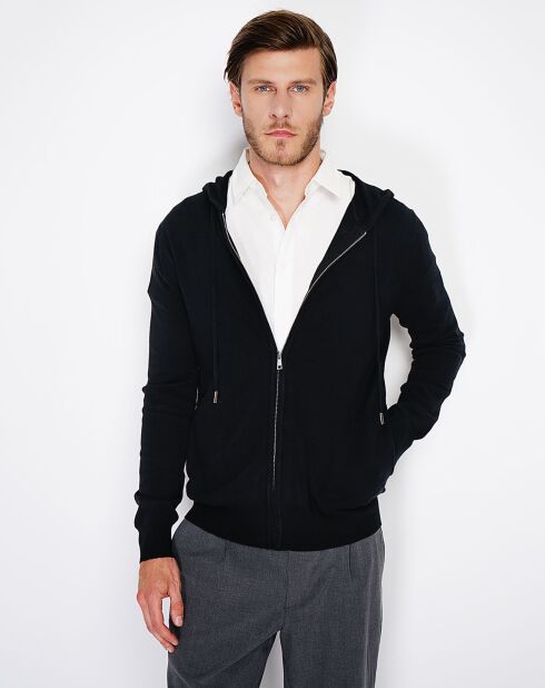 Gilet en Cachemire mélangé Maelle noir