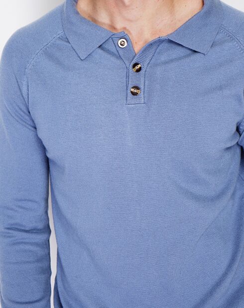 Pull en Cachemire mélangé Via bleu jeans