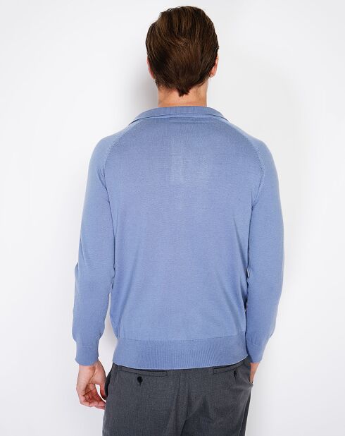 Pull en Cachemire mélangé Via bleu jeans