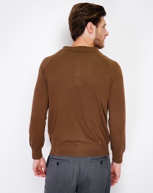Pull en Cachemire mélangé Via marron