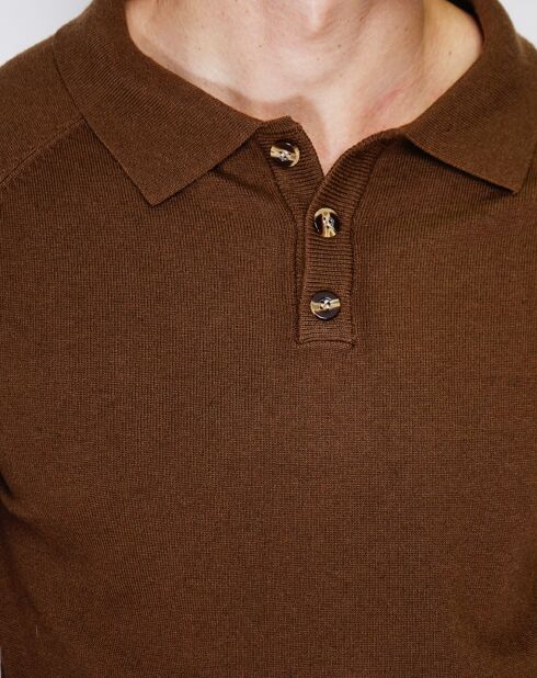 Pull en Cachemire mélangé Via marron