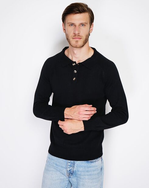 Pull en Cachemire mélangé Via noir